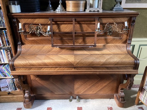 Piano droit ancien gilbert - droit, "gilbert"