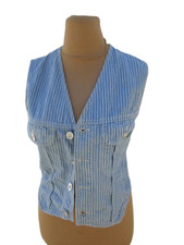 Gilet femme vintage Benetton Bleu Taille 36
