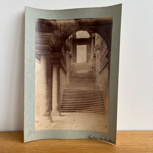 Photo albumine contrecollée