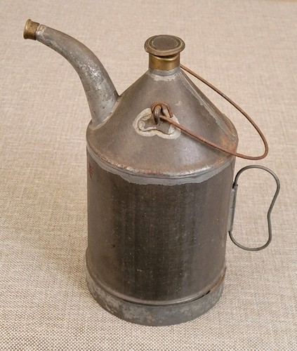 Ancienne burette huile - burette, à