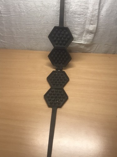 Ancien gaufrier fonte - ancien, en