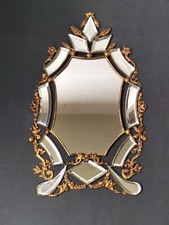 Ancien miroir mural de mariage