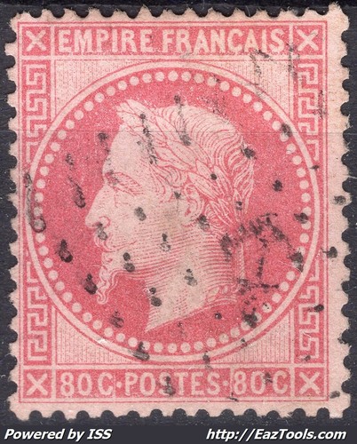 France empire 80c rose 32 - france,