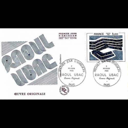 Fdc raoul ubac oeuvre - fdc, jf