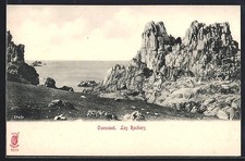 Old postcard Ouessant, Les Rochers 