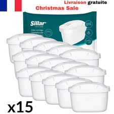 Pack de 15x Cartouches Filtres pour Brita Maxtra Carafe Filtrante Bouilloire