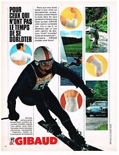 ADVERTISING 1970 DR GIBAUD Ankle Strap Elbow