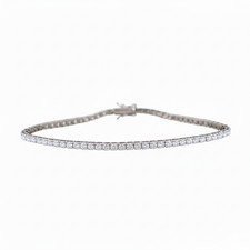 Bracelet tennis rond diamant