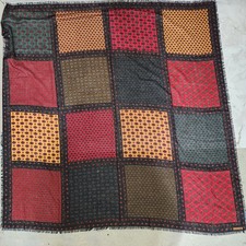 souleiado Vintage Huge French Provence Woven Scarf Shawl Rare  54" x 54" Patch