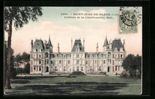 Old postcard Saint-Jean-De-Braye, Chateau de la Charbonniere 1907 