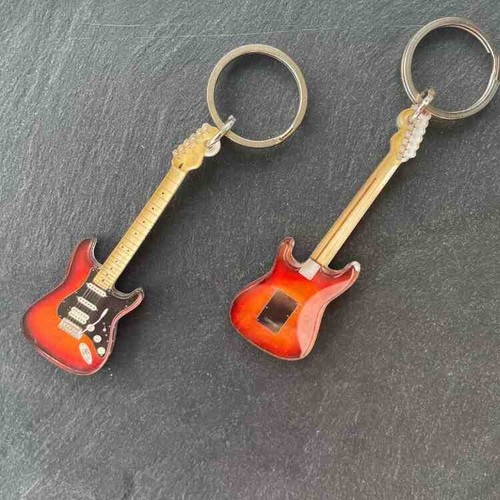 Porte clés guitare - guitare, fender