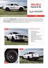 Catalogue Brochure Isuzu Pick up D-Max AT35 2018, Belgique en français