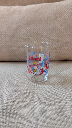 Verre moutarde ancien - verre,