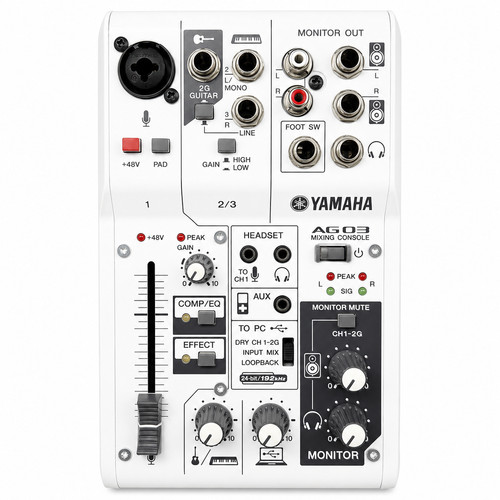 Yamaha ag03 channel usb - 3-channel,