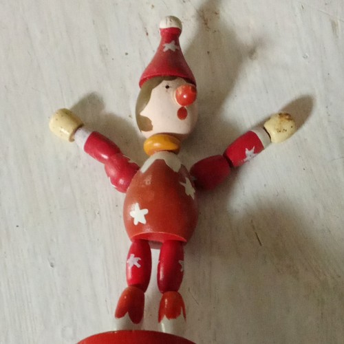 Clown vintage articulé - vintage,