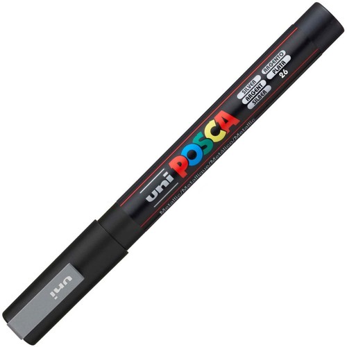 Marqueur posca argent - pc-3m, |