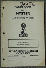 VINTAGE HYSTER D8 CATERPILLAR