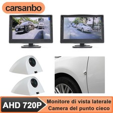 Système de caméra vue latérale et angle mort numérique pour voiture moniteur 5"