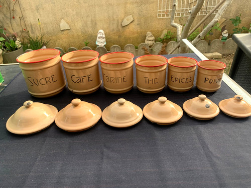 Ensemble anciens pots de - ensemble,