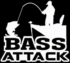 Bass Fishing decal,bass