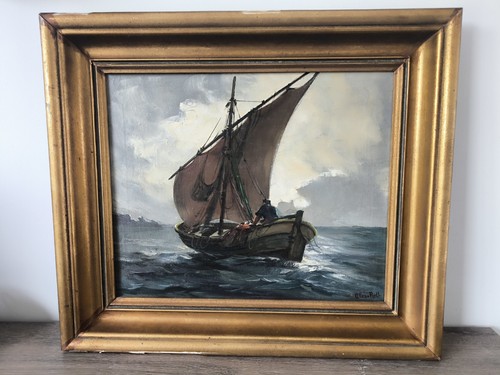 Tableau ancien huile sur - ancien, toile