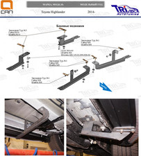 Kit fixations de marche-pieds