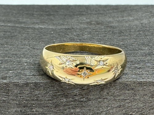 Bague diamant - or,