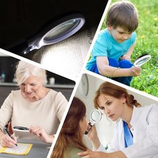 Loupe de Lecture Éclairée