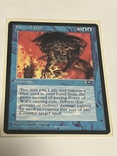 Magic the Gathering Force of Will Alliances Uncommon Card Regular NM Condition