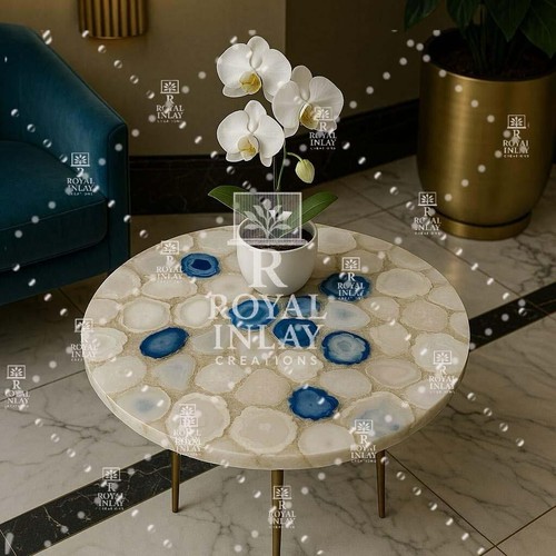 Table appoint agate - en, 18"