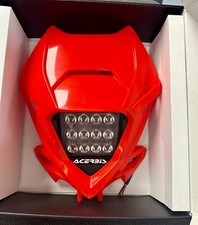 Acerbis Headlight Mask Vsl Beta 2979480004  RED--NEW- OPEN BOX