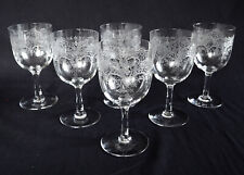 6 water glasses - Baccarat crystal - Medicis model - 15.6cm