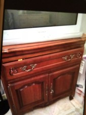 meuble télé en merisier