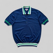 Polo homme Baracuta bleu