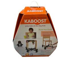 Kaboost Toddler Booster Seat Portable Goes On Chair Legs brown 
