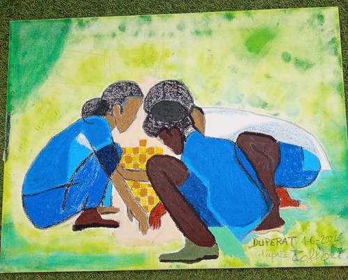 Peinture huile sur toile - huile,
