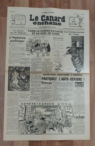 Canard enchainé 1750 du - n°1750,