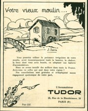 1925 Tudor Accumulator Antique Magazine Ad