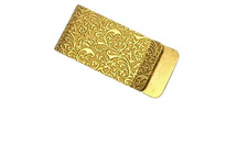 Pince à billets en or jaune 18 carats de haute qualité sur gaufrage - Dimensi...