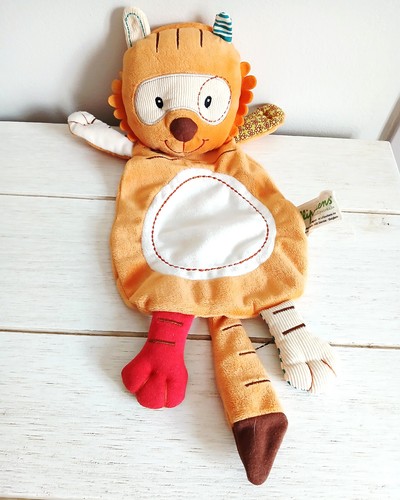 Lilliputiens doudou plat - , lion