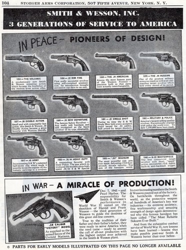 1945 print smith wesson - ad,