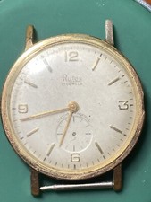 Rutex 17j Gold Plated Men’s Watch Jos. A Taigman