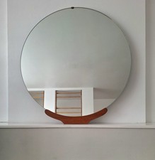 Grand miroir vintage rond