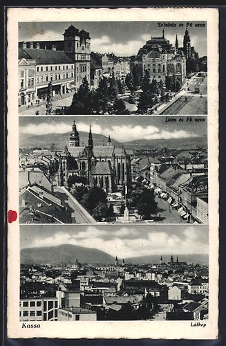 Kassa szinház és - kassa,, ucca