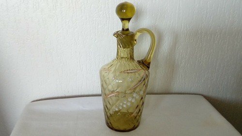 Petite carafe verre emaille - petite,