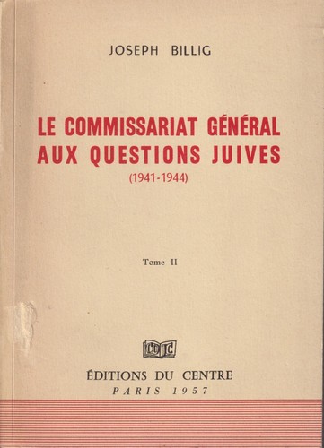 Joseph billig commissariat - joseph,