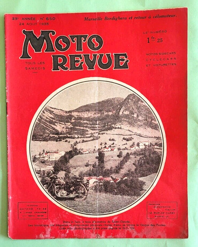 Moto revue 650 - moto, n°650