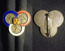 INSIGNE BADGE SKI SAVOIE - ÉMAIL - SKI ESF OLYMPIQUE