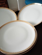 5 Assiettes Porcelaine d
