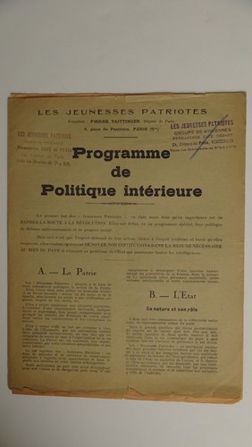Jeunesses patriotes pierre - jeunesses,